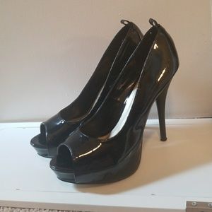 Diba Peep Toe High Heel